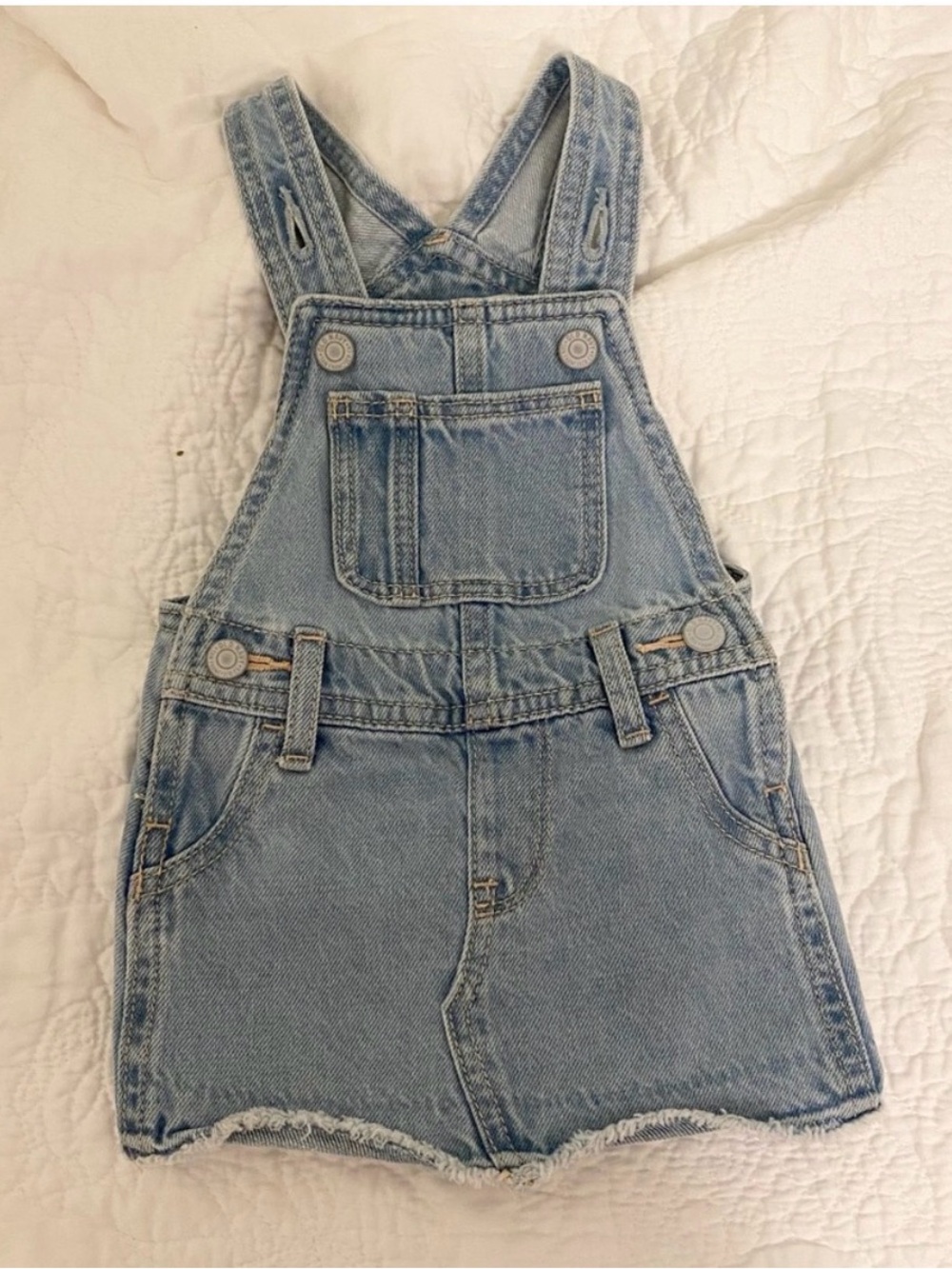 Baby Denim Overall Dress